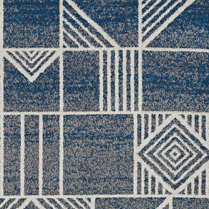 Kas Lucia 2774 Blue Indoor/Outdoor Machine Woven Rug