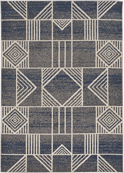 Kas Lucia 2774 Blue Indoor/Outdoor Machine Woven Rug