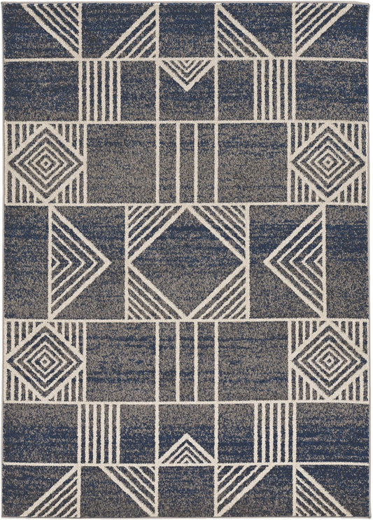 Kas Lucia 2774 Blue Indoor/Outdoor Machine Woven Rug
