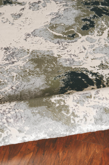 Kas Luna 7120 Silver Transitional Machine Woven Rug