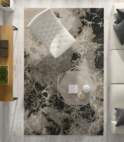 Kas Luna 7120 Silver Transitional Machine Woven Rug