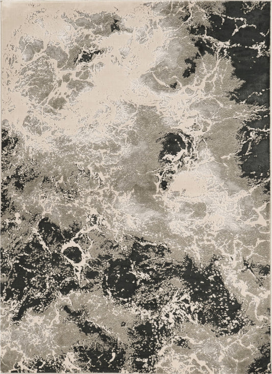 Kas Luna 7120 Silver Transitional Machine Woven Rug