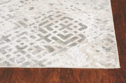 Kas Luna 7124 Sand Silver Transitional Machine Woven Rug