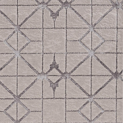 Kas Luna 7128 Ivory Silver Transitional Machine Woven Rug