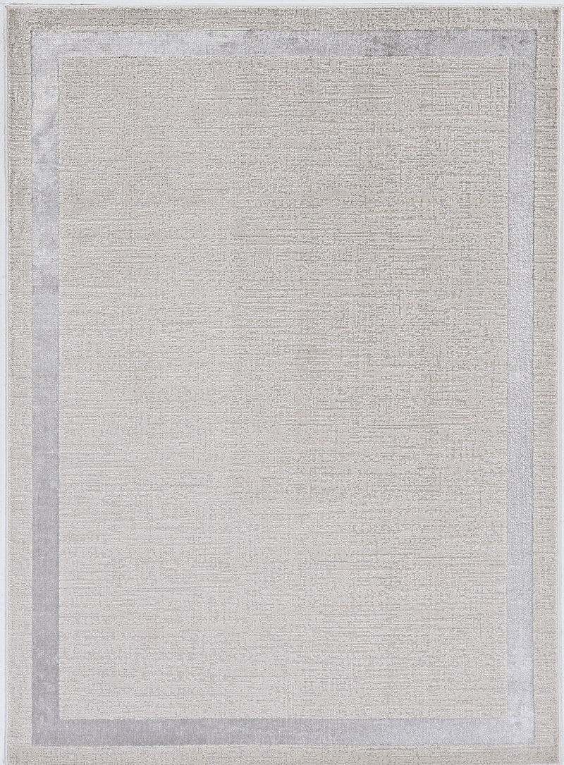 Kas Luna 7129 Ivory Silver Transitional Machine Woven Rug