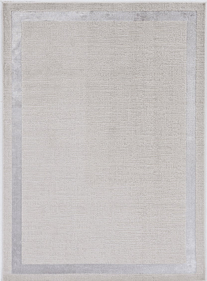Kas Luna 7129 Ivory Silver Transitional Machine Woven Rug