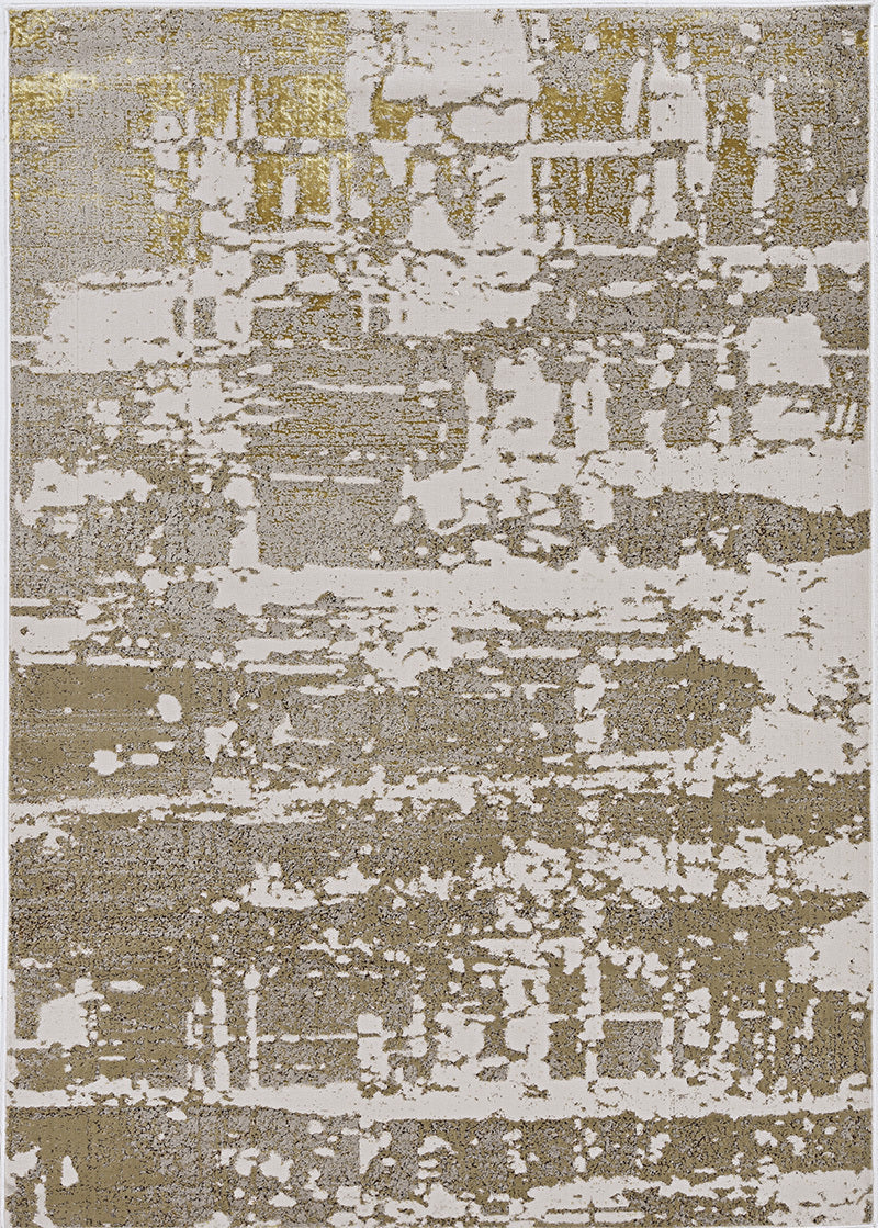 Kas Luna 7132 Ivory Gold Transitional Machine Woven Rug