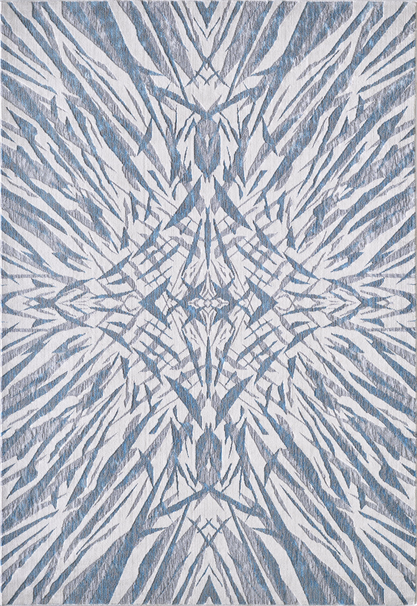 Kas Luna 7144 Gold Grey Transitional Machine Woven Rug