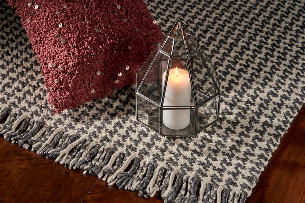 Kas Maui 1342 Ivory Grey Casual Handwoven Rug