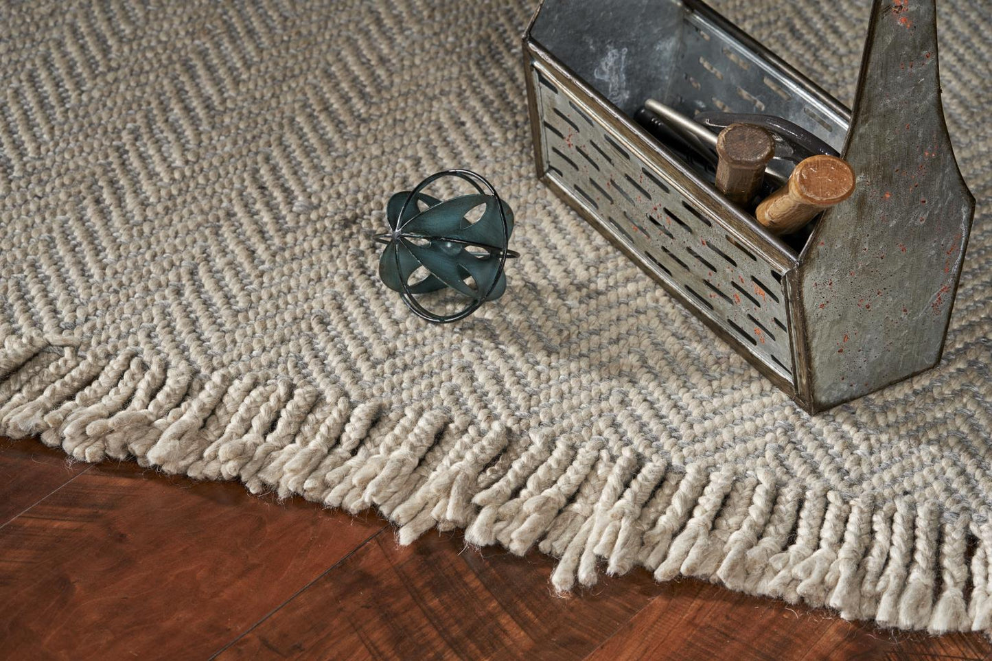 Kas Maui 1343 Oatmeal Casual Handwoven Rug