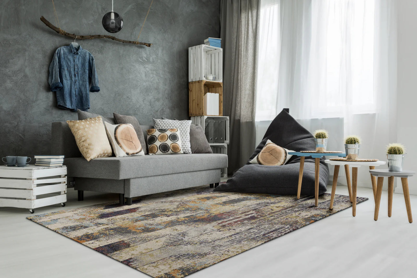 Kas Mediterra 7801 Ivory Casual Machine-Woven Rug