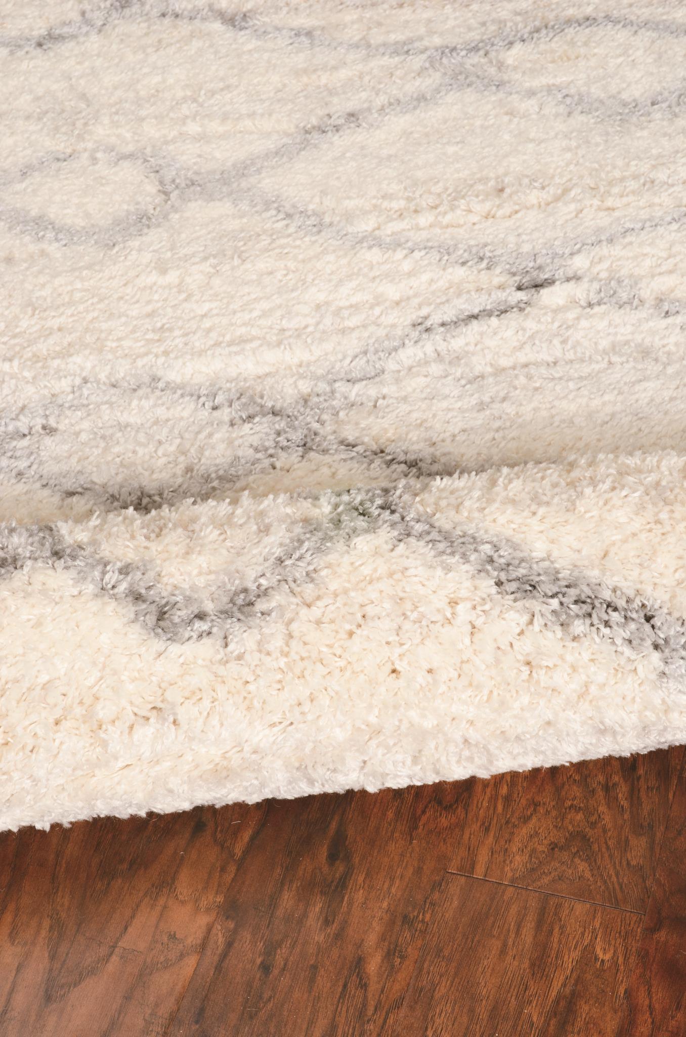 Kas Merino 6700 Ivory Grey Casual Machine Woven Rug