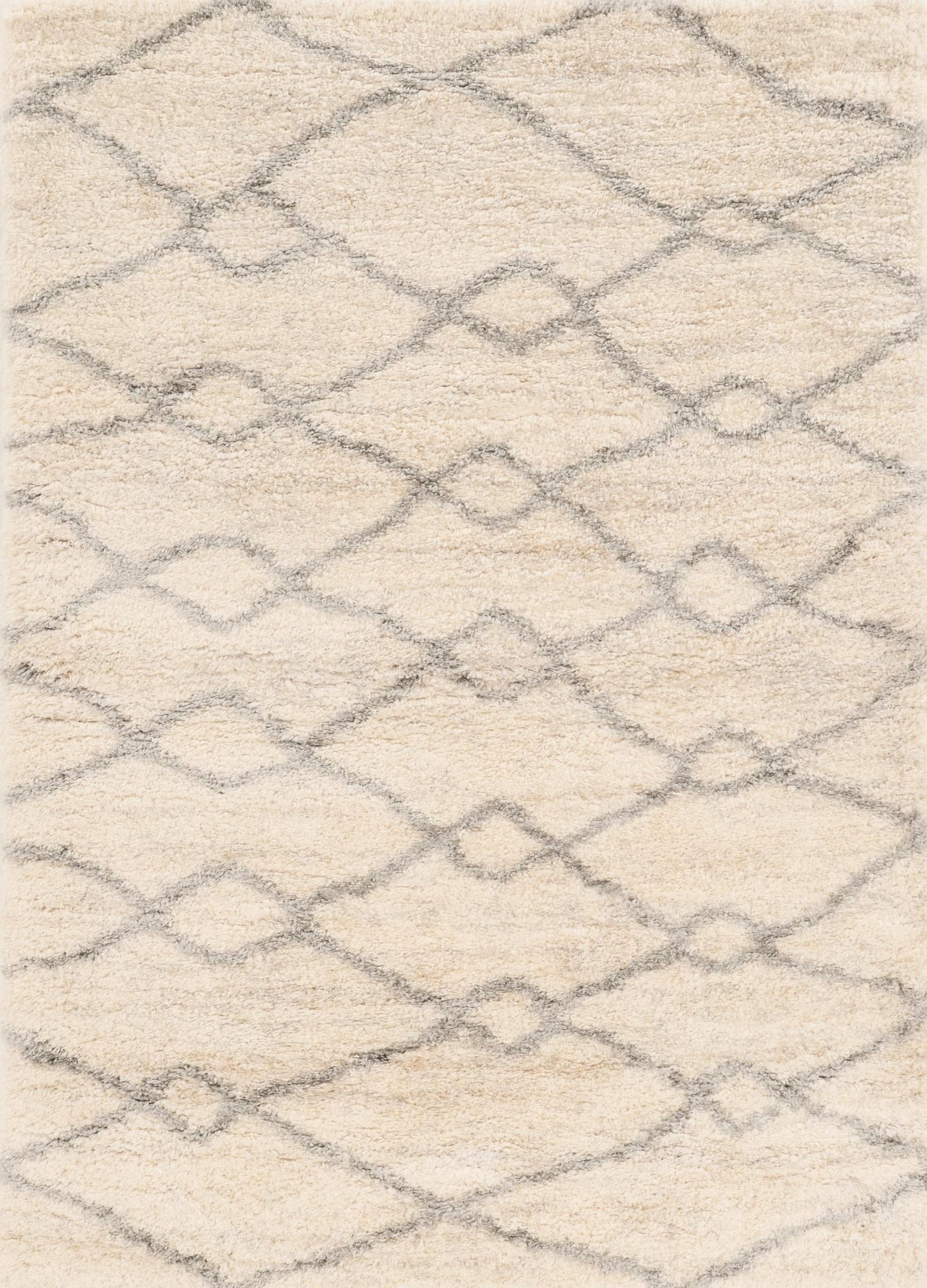 Kas Merino 6700 Ivory Grey Casual Machine Woven Rug