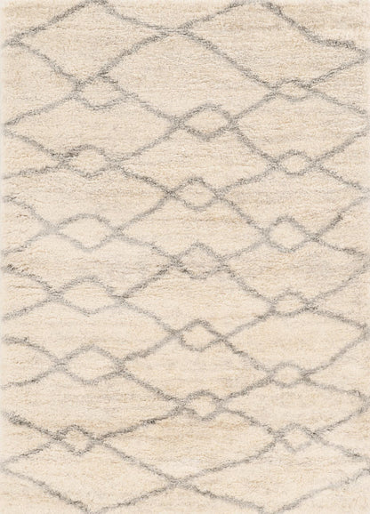 Kas Merino 6700 Ivory Grey Casual Machine Woven Rug