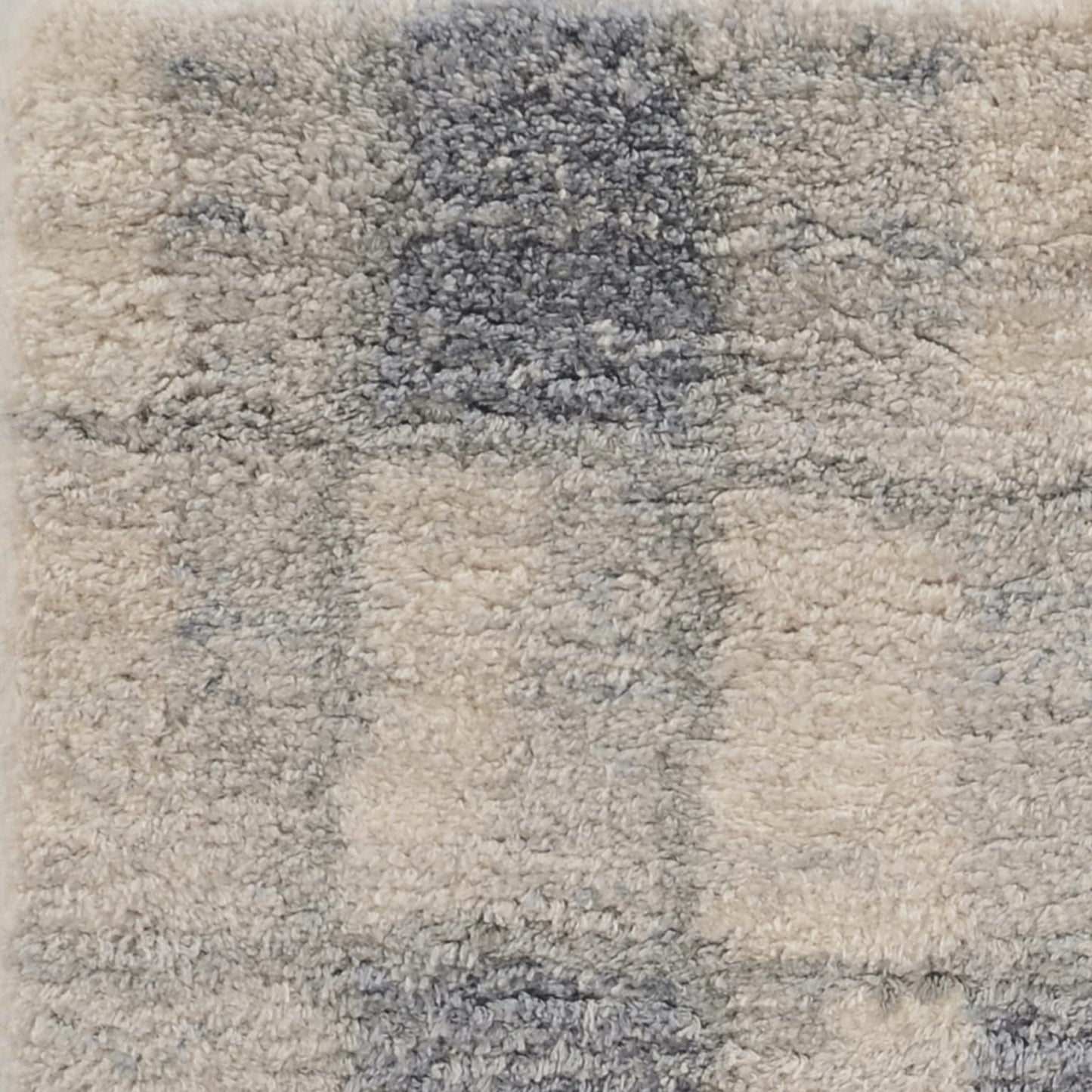 Kas Merino 6702 Ivory Blue Casual Machine Woven Rug