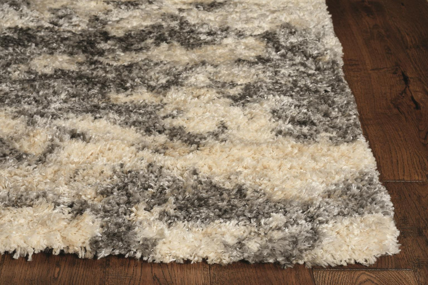 Kas Merino 6713 Ivory Grey Casual Machine Woven Rug