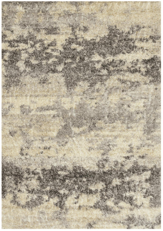 Kas Merino 6713 Ivory Grey Casual Machine Woven Rug
