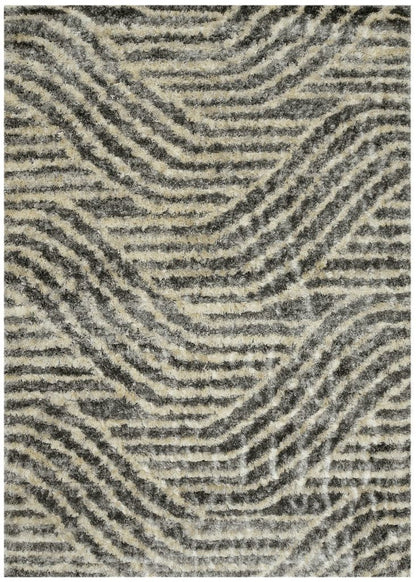 Kas Merino 6715 Charcoal Casual Machine Woven Rug