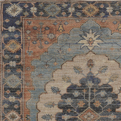 Kas Morris 2224 Blue Traditional Handwoven Rug