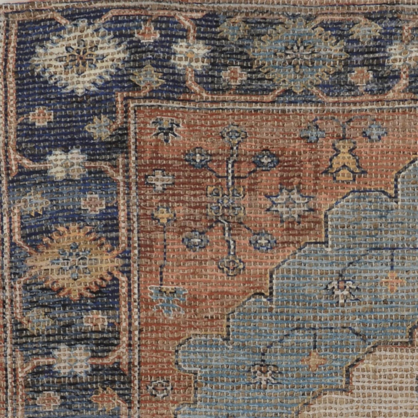 Kas Morris 2224 Blue Traditional Handwoven Rug