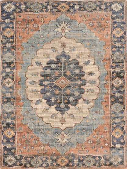 Kas Morris 2224 Blue Traditional Handwoven Rug