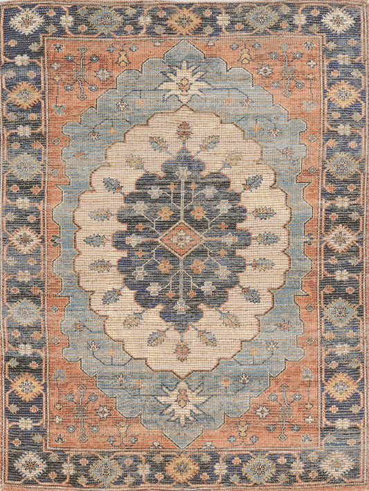 Kas Morris 2224 Blue Traditional Handwoven Rug