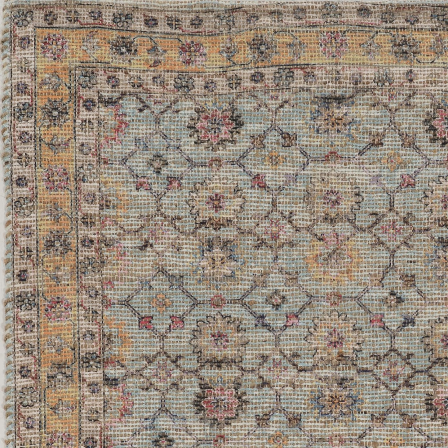 Kas Morris 2225 Spa Traditional Handwoven Rug