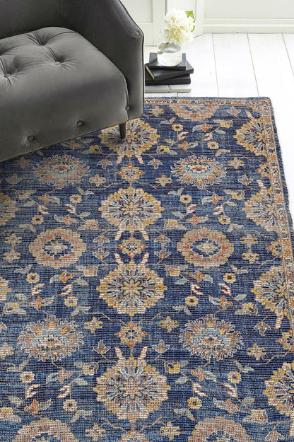 Kas Morris 2229 Blue Traditional Handwoven Rug