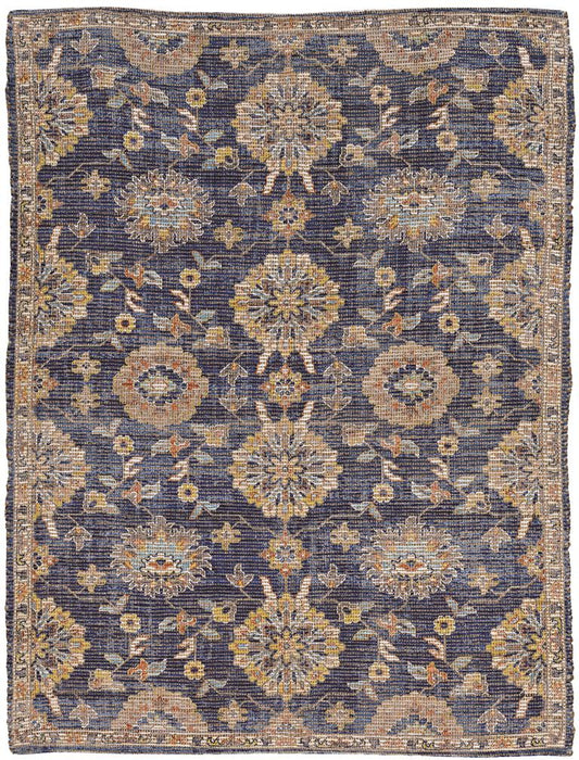 Kas Morris 2229 Blue Traditional Handwoven Rug