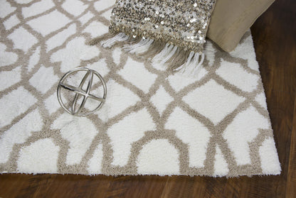 Kas Oasis 1652 Ivory Beige Casual Machine-Woven Rug