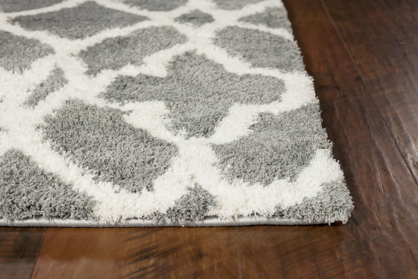 Kas Oasis 1653 Grey Ivory Casual Machine-Woven Rug