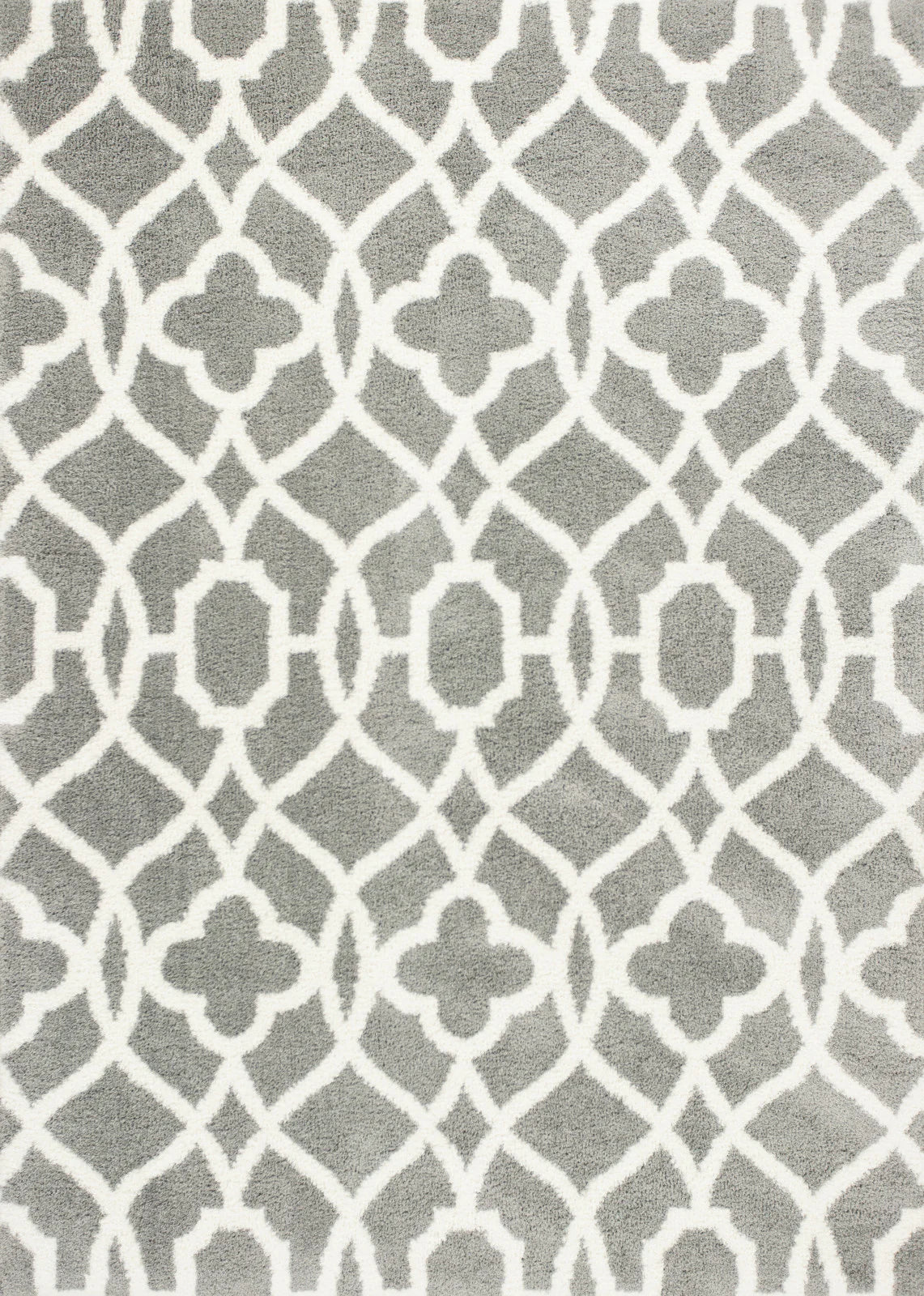 Kas Oasis 1653 Grey Ivory Casual Machine-Woven Rug