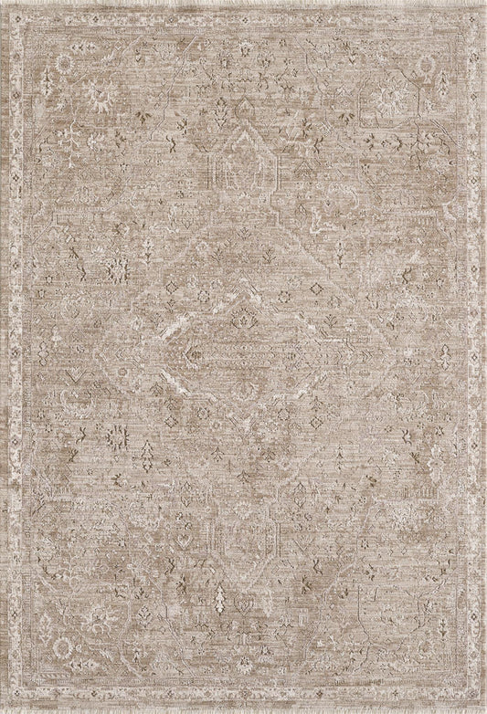 Kas Portia 4900 Taupe Transitional Machine Woven Rug