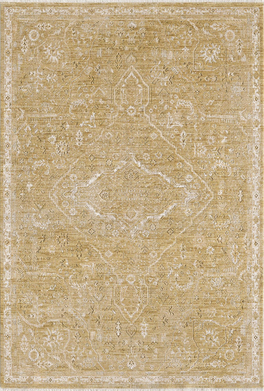 Kas Portia 4902 Gold Transitional Machine Woven Rug