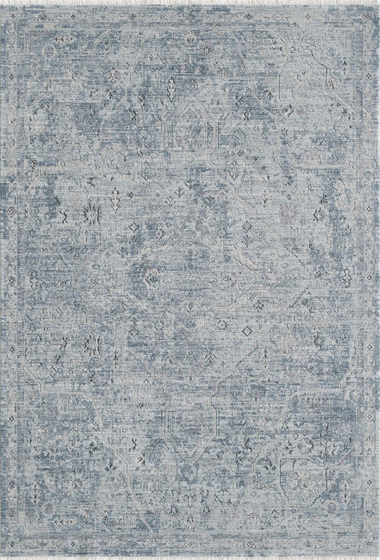 Kas Portia 4903 Blue Transitional Machine Woven Rug
