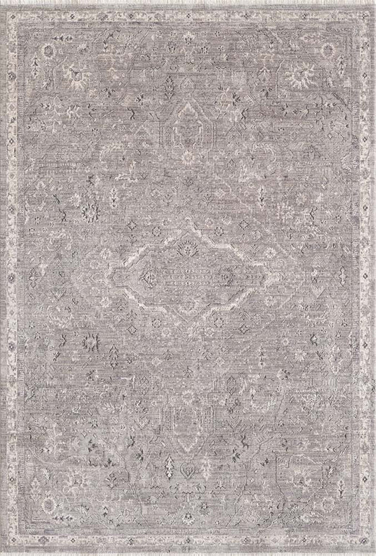 Kas Portia 4904 Silver Transitional Machine Woven Rug