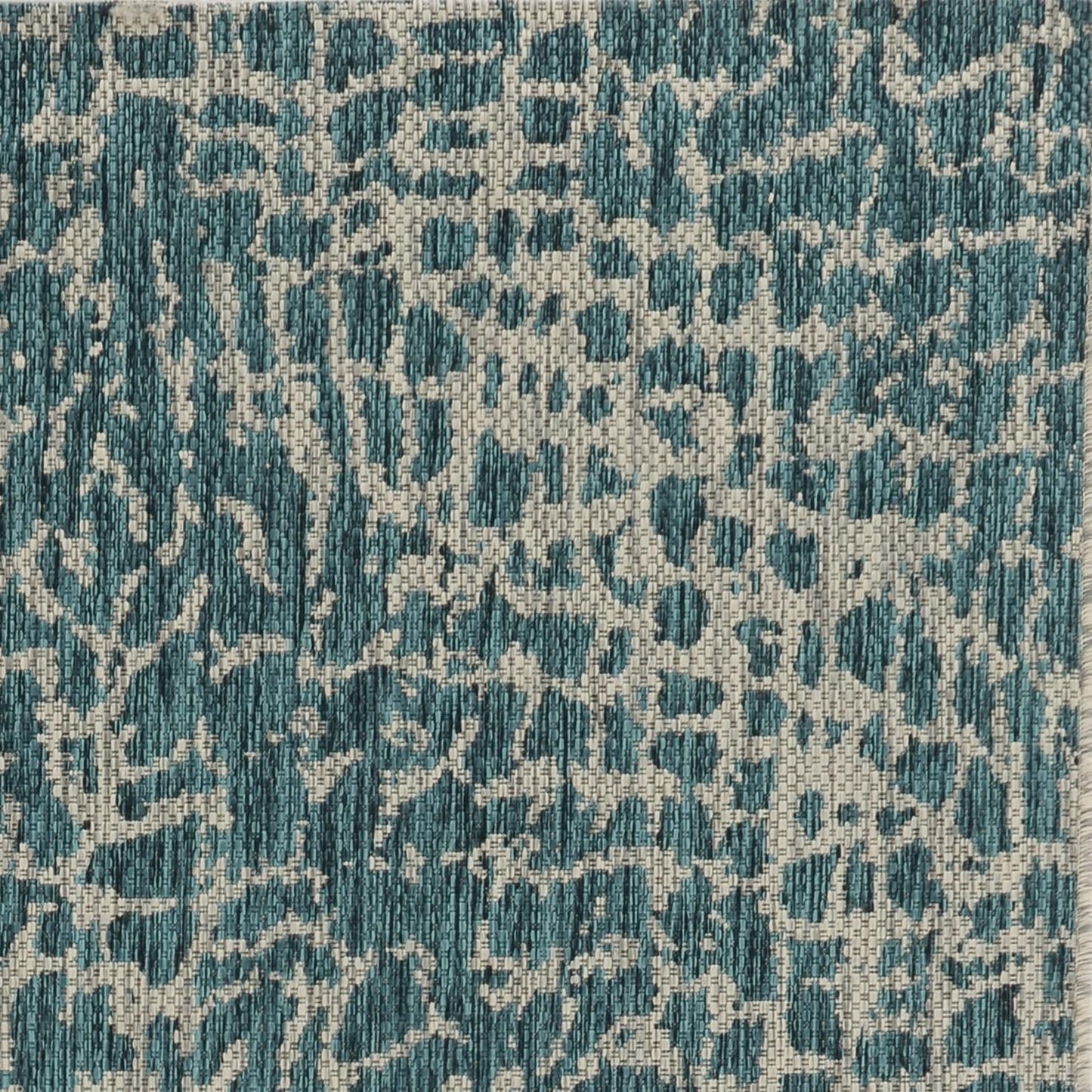 Kas Provo 5750 Teal Indoor/Outdoor Machine Woven Rug