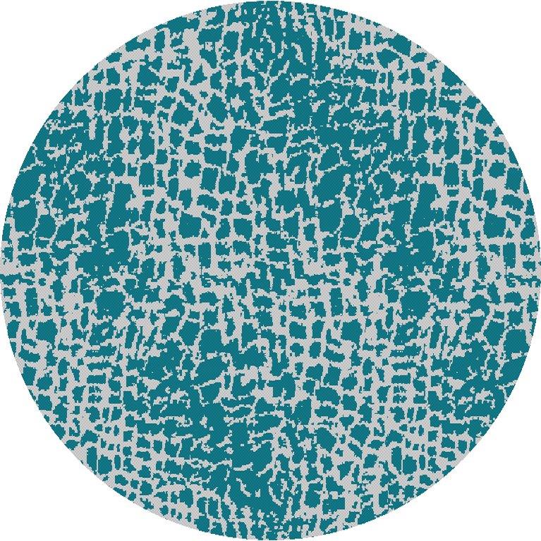 Kas Provo 5750 Teal Indoor/Outdoor Machine Woven Rug