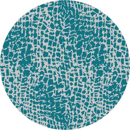 Kas Provo 5750 Teal Indoor/Outdoor Machine Woven Rug