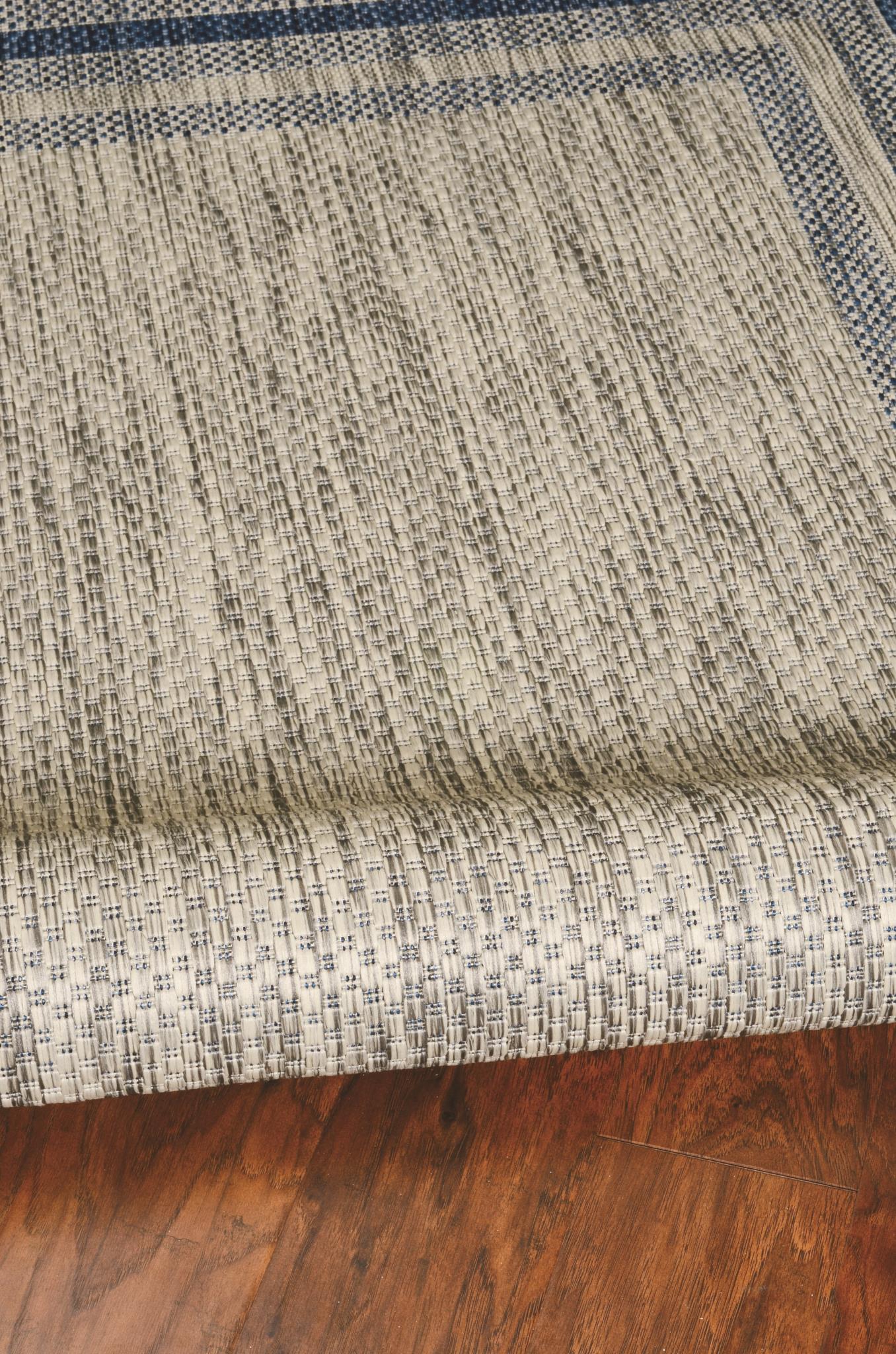 Kas Provo 5756 Grey Denim Indoor/Outdoor Machine Woven Rug