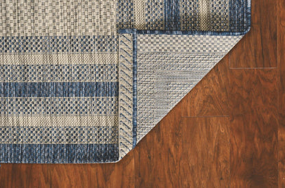 Kas Provo 5756 Grey Denim Indoor/Outdoor Machine Woven Rug