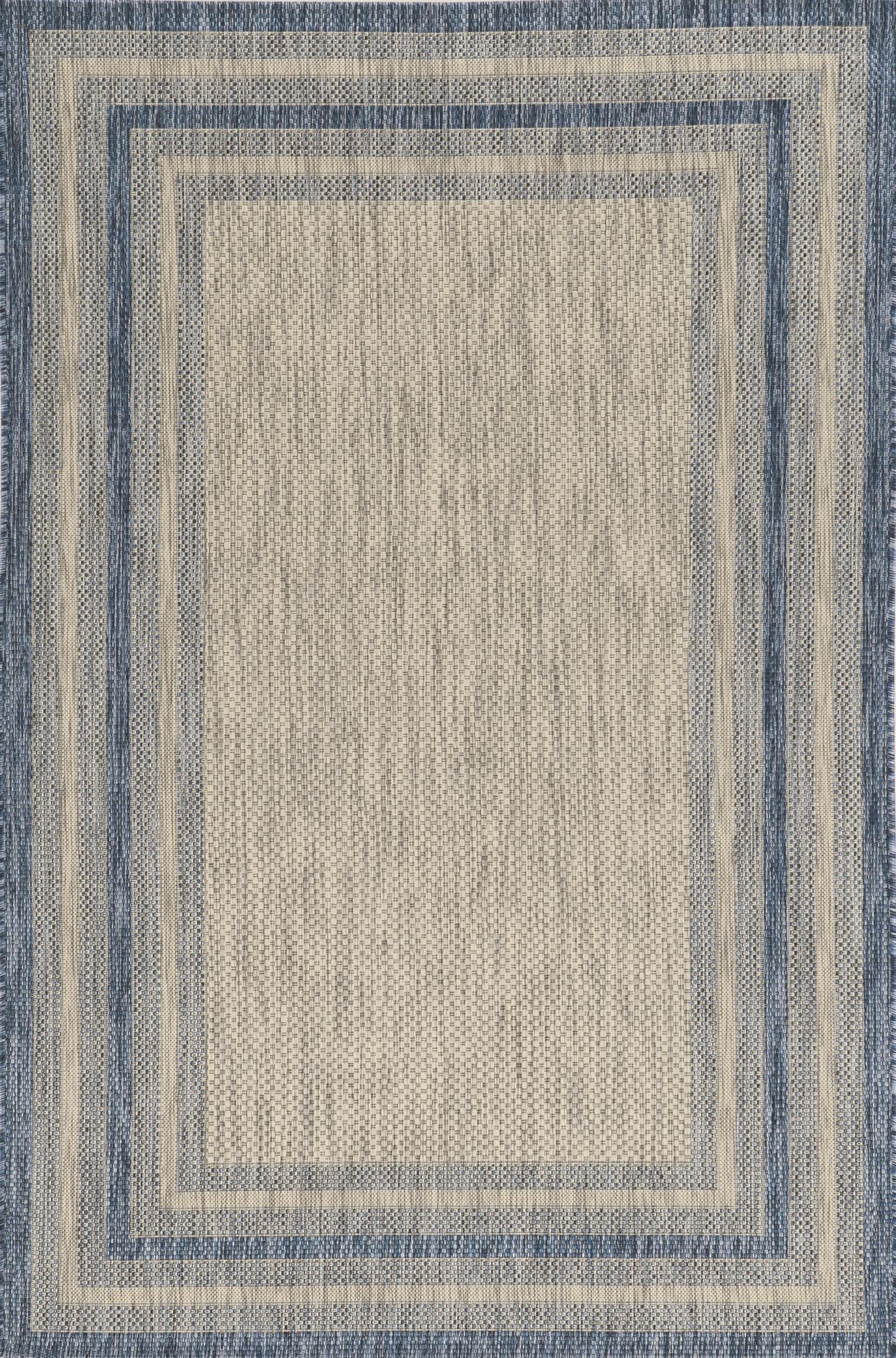 Kas Provo 5756 Grey Denim Indoor/Outdoor Machine Woven Rug