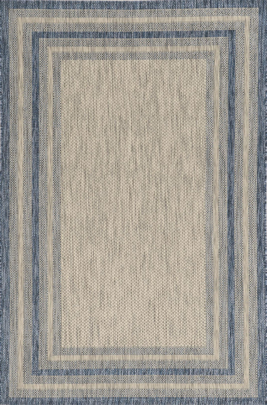 Kas Provo 5756 Grey Denim Indoor/Outdoor Machine Woven Rug