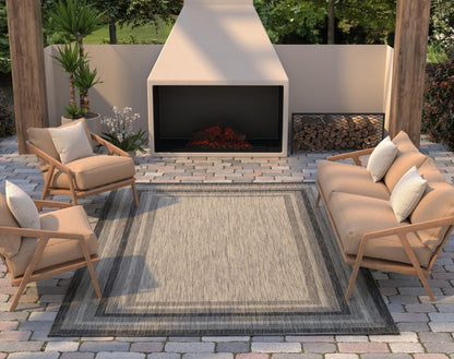Kas Provo 5757 Grey Indoor/Outdoor Machine Woven Rug