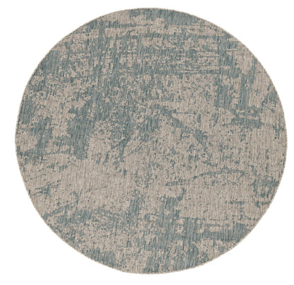 Kas Provo 5759 Teal Indoor/Outdoor Machine Woven Rug