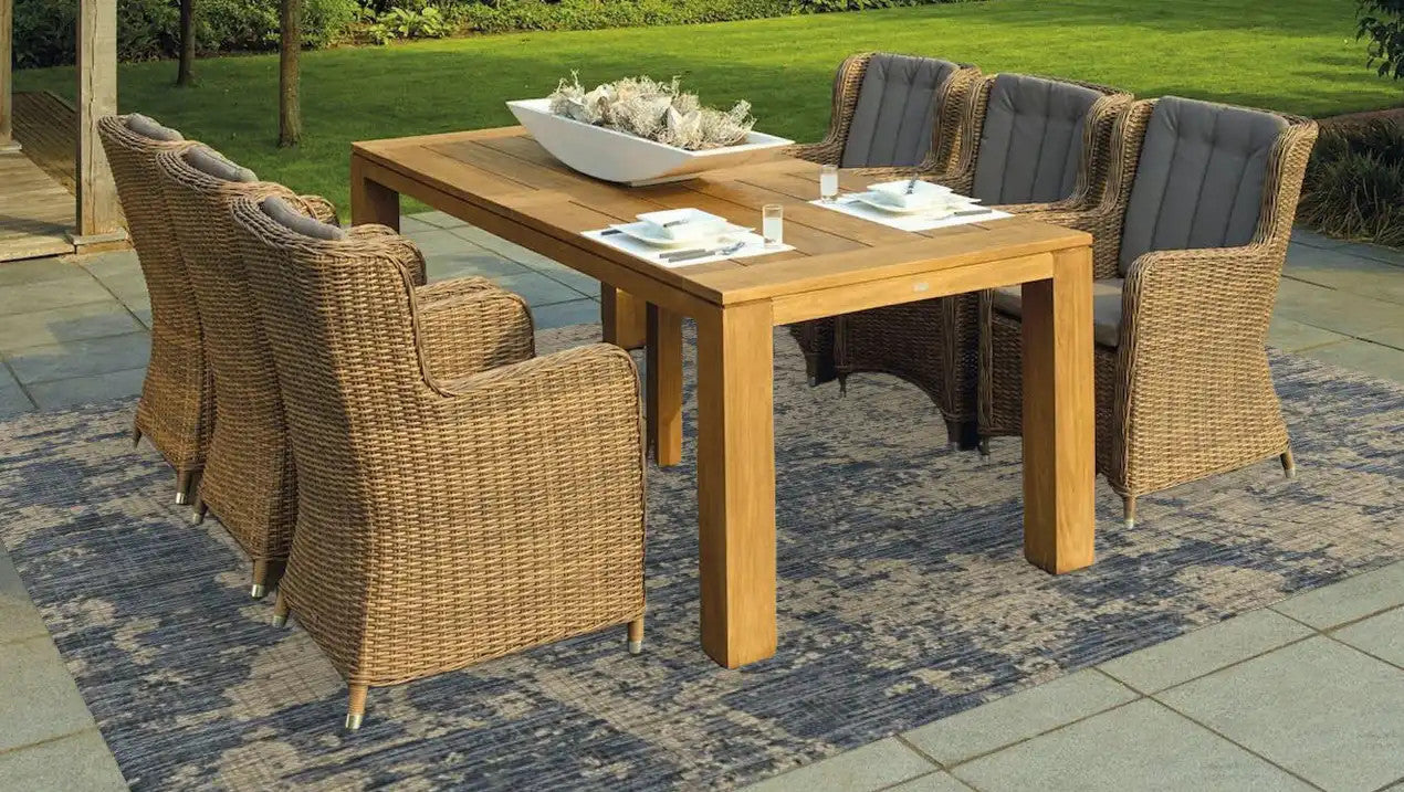 Kas Provo 5760 Grey Denim Indoor/Outdoor Machine Woven Rug