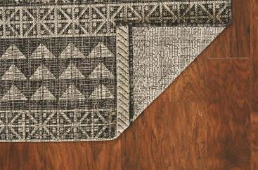 Kas Provo 5761 Charcoal Indoor/Outdoor Machine Woven Rug