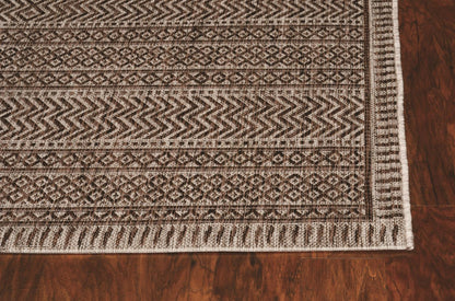 Kas Provo 5762 Mocha Indoor/Outdoor Machine Woven Rug