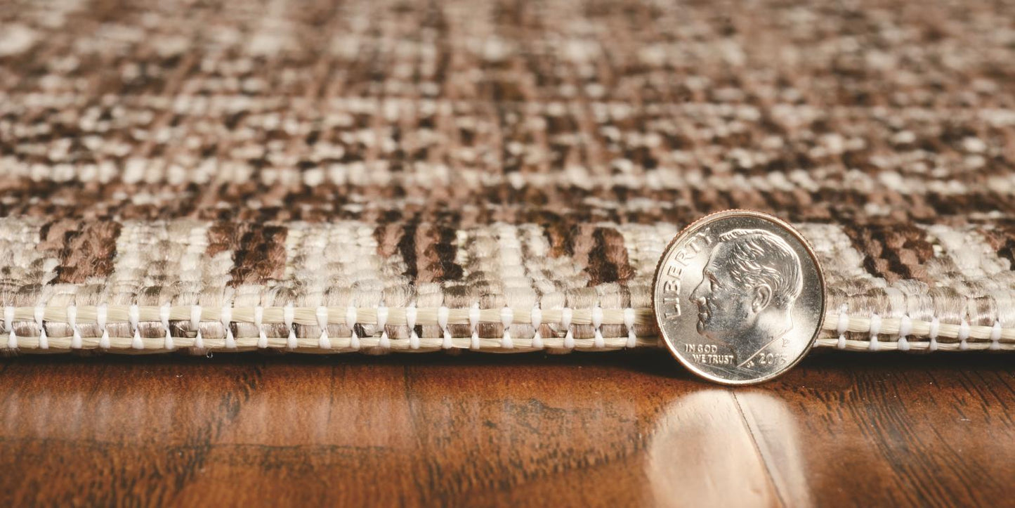 Kas Provo 5762 Mocha Indoor/Outdoor Machine Woven Rug