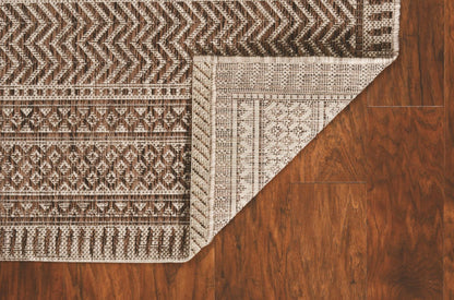 Kas Provo 5762 Mocha Indoor/Outdoor Machine Woven Rug